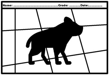 50, Wild Animals Silhouette Pop Coloring Pages