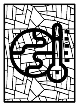 50 World Environment Day Geometric Coloring Pages, Early Finisher Activitie