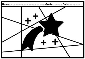 51, Birthday Theme Silhouette Pop Coloring Pages