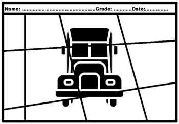55, All About Transportation Silhouette Pop Coloring Pages