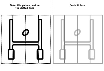 97 Sports Cutting Skills, Coloring Pages, Motor Skills