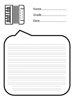 99 Musical Instruments K-5 Picture Writing Prompts