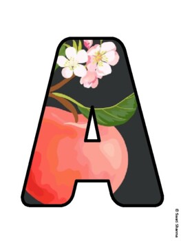 A BRAND NEW BUSHEL! Fall, Apple Bulletin Board Letters