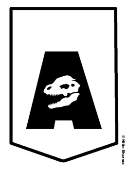 A DINOSAUR'S BIRTHDAY PARTY! Dinosaurs Bulletin Board Letters