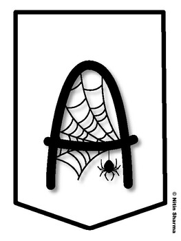 A HARVEST OF GOOD READING! Halloween Bulletin Board Letters, Halloween Banner