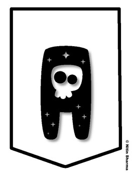 A HARVEST OF GOOD READING! Halloween Bulletin Board Letters, Halloween Banner