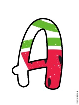 A MELON REASONS TO LOVE FOURTH OF JULY! Summer, Tropical, Watermelon Letters
