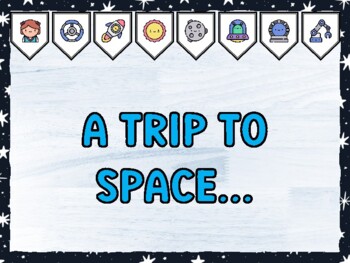 A TRIP TO SPACE... Galaxy Bulletin Board Kit & Door Décor