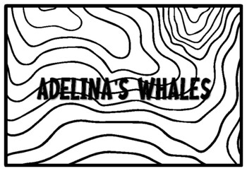 ADELINA'S WHALES, Grade 3 Literature Coloring Pages