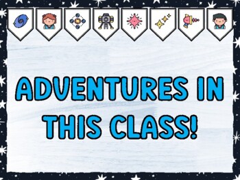 ADVENTURES IN THIS CLASS! Galaxy Bulletin Board Kit & Door Décor