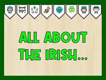 ALL ABOUT THE IRISH… St. Patrick's Day Bulletin Board Kit