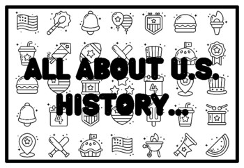 ALL ABOUT U.S. HISTORY... Fourth of July Activity, Patriotic Coloring Pages