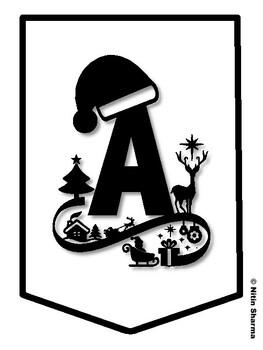 ALL IS CALM, ALL IS BRIGHT! Christmas Bulletin Board Letters, Christmas Banne