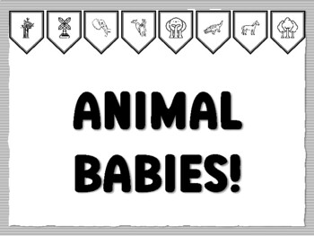 ANIMAL BABIES! Jungle Bulletin Board Kit