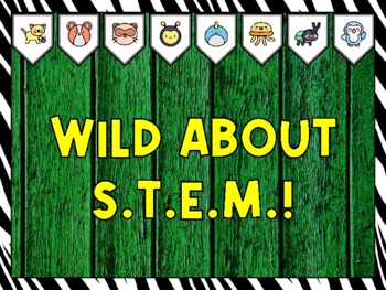 Animals Bulletin Board Kit & Door Décor, WILD ABOUT S.T.E.M.!