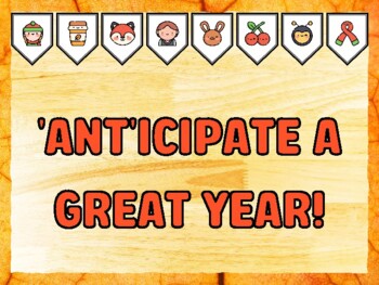 'ANT'ICIPATE A GREAT YEAR! Fall Bulletin Board Kit