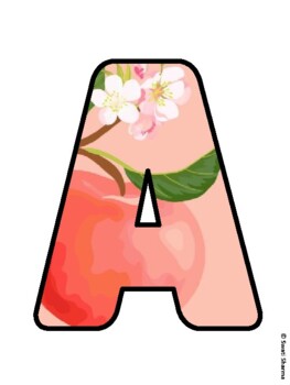 APPLE LOVE! Fall, Apple Bulletin Board Letters