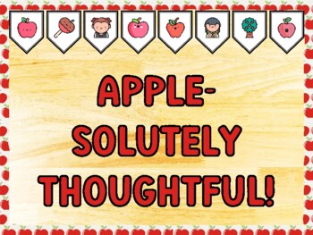 APPLE-SOLUTELY THOUGHTFUL! Apple Bulletin Board Kit