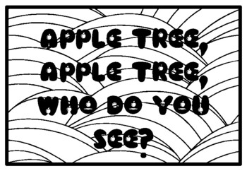 APPLE TREE, APPLE TREE, WHO DO YOU SEE? Fall Apple Activity, Apples Coloring