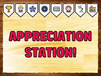APPRECIATION STATION! Teacher Appreciation Bulletin Board Kit & Door Décor