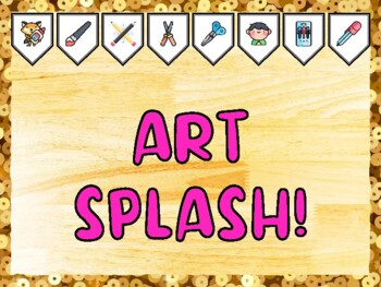 ART SPLASH! Creativity, Art Bulletin Board Kit