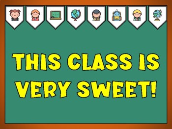 Back To School Bulletin Board Kit & Door Décor, THIS CLASS IS VERY SWEET!