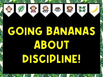 Banana Bulletin Board Kit & Door Décor, GOING BANANAS ABOUT DISCIPLINE!