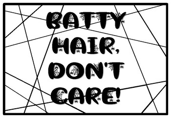 BATTY HAIR, DON'T CARE!, Halloween Coloring Pages, Halloween Morning Work
