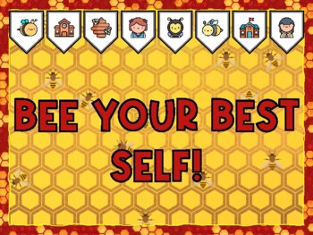 BEE YOUR BEST SELF! Bee Bulletin Board Kit & Door Décor,