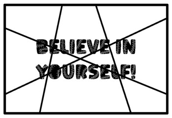 BELIEVE IN YOURSELF! Mountains Coloring Pages