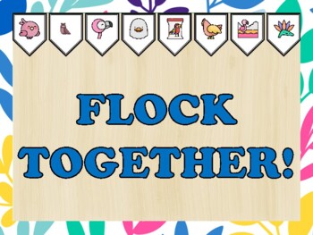 Birds Bulletin Board Kit & Door Décor, FLOCK TOGETHER!