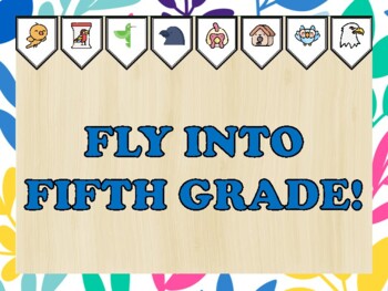 Birds Bulletin Board Kit & Door Décor, FLY INTO FIFTH GRADE!
