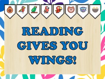 Birds Bulletin Board Kit & Door Décor, READING GIVES YOU WINGS!