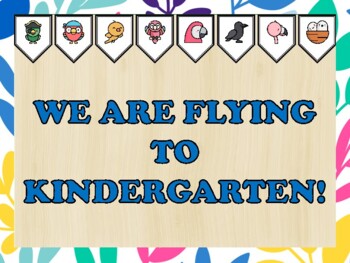 Birds Bulletin Board Kit & Door Décor, WE ARE FLYING TO KINDERGARTEN!