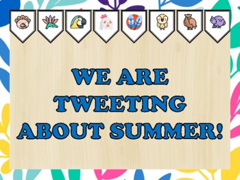 Birds Bulletin Board Kit & Door Décor, WE ARE TWEETING ABOUT SUMMER!