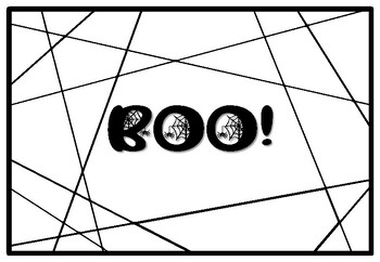 BOO!, Halloween Coloring Pages, Halloween Morning Work
