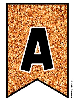 Bulletin Board Letters, Pennant Banner, Alphabet Posters, Back To School