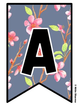 Bulletin Board Letters, Pennant Banner, Alphabet Posters, Back To School