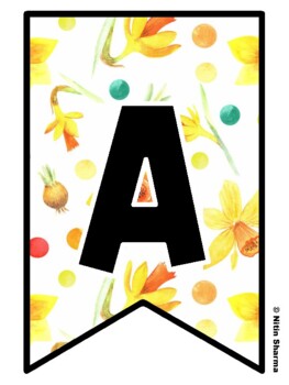 Bulletin Board Letters, Pennant Banner, Alphabet Posters, Back To School