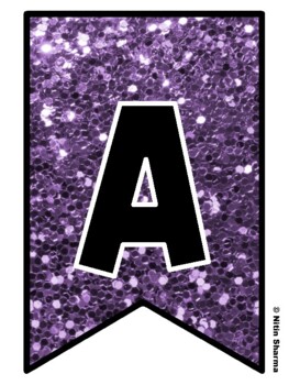 Bulletin Board Letters, Pennant Banner, Alphabet Posters, Back To School