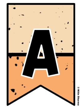 Bulletin Board Letters, Pennant Banner, Alphabet Posters, Back To School