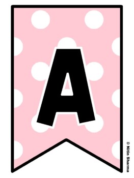 Bulletin Board Letters, Pennant Banner, Alphabet Posters, Back To School