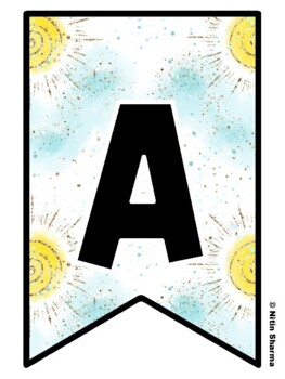 Bulletin Board Letters, Pennant Banner, Alphabet Posters, Back To School