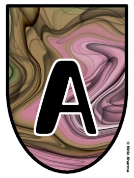 Bulletin Board Letters, Pennant Banner, Alphabet Posters, Back To School