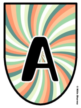 Bulletin Board Letters, Pennant Banner, Alphabet Posters, Back To School