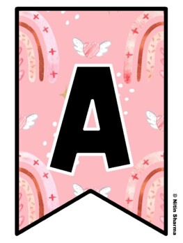Bulletin Board Letters, Pennant Banner, Alphabet Posters, Back To School