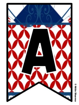 Bulletin Board Letters, Pennant Banner, Alphabet Posters, Back To School