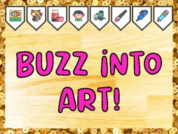 BUZZ INTO ART! Creativity, Art Bulletin Board Kit