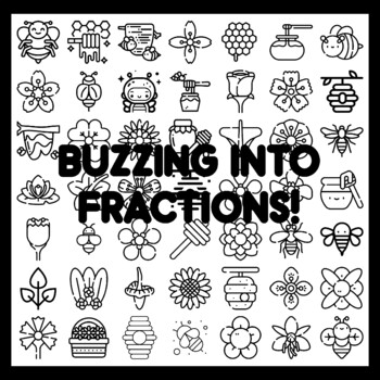 BUZZING INTO FRACTIONS! Bee Bulletin Board Activity 3x3 feet