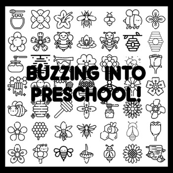 BUZZING INTO PRESCHOOL! Bee Bulletin Board Activity 3x3 feet
